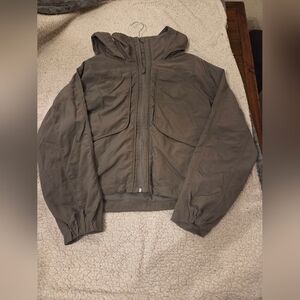 Lululemon Always Effortless Jacket. Size 4. Color is grey sage. In good conditio
